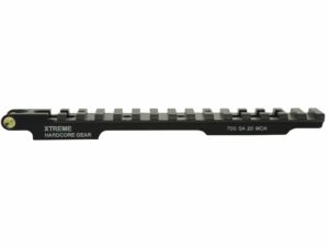 Precision Hardcore Gear Tru Level 1-Piece Picatinny-Style Scope Base Remington 700 Short Action with Integral Bubble Level Matte For Sale