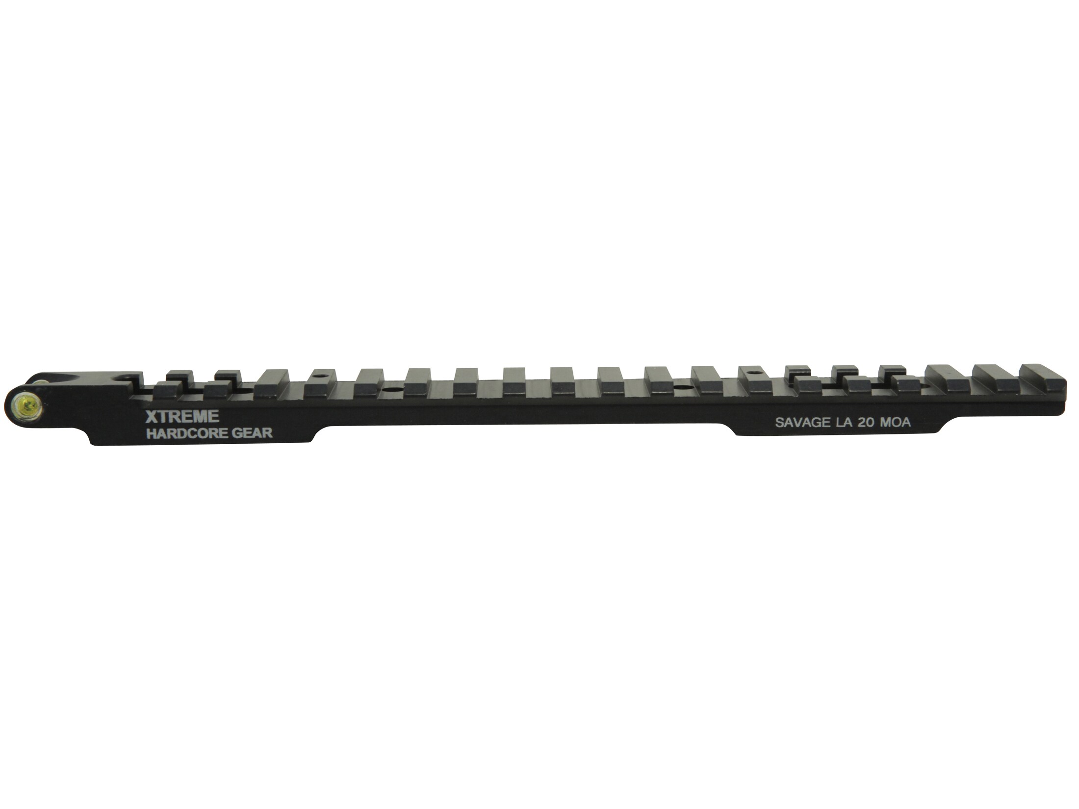 Precision Hardcore Gear Tru Level 1-Piece Picatinny-Style Scope Base Savage 110 Through 116 Round Rear Long Action with Integral Bubble Level Matte For Sale