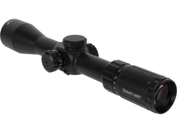 Primary Arms 4-14x 44mm Rifle Scope 30mm Tube Side Focus First Focal Plane 1/4 MOA Adjustment Matte For Sale