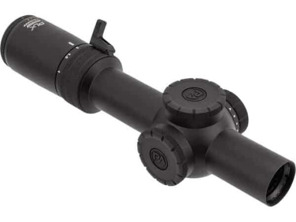 Primary Arms PLx Compact Rifle Scope 34mm Tube 1-8x 24mm First Focal Plane 1/10 Mil Illuminated Reticle Matte For Sale