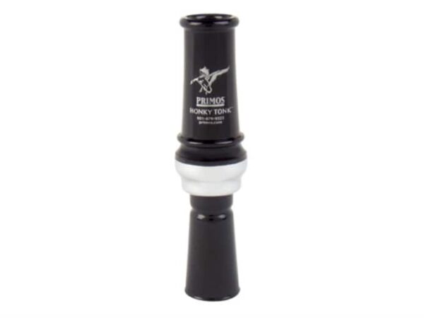 Primos Honky Tonk Short Reed Polycarbonate Goose Call Black For Sale