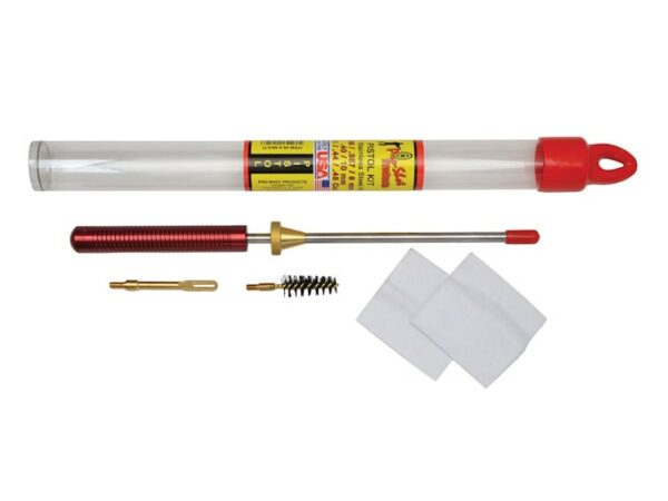 Pro-Shot Pistol Cleaning Kit 357 to 45 Caliber 6-1/2″ Stainless 8 x 32 Thread For Sale