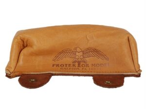 Protektor Sausage Front Shooting Rest Bag Leather Tan Unfilled For Sale