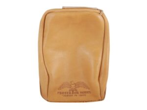 Protektor Standard Rear Shooting Rest Bag Leather Tan Unfilled For Sale