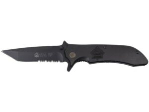 Puma SGB Alleycat Folding Knife Black 3.3″ 1.4116 German Steel Blade Aluminum Handle For Sale