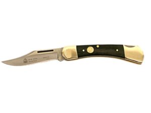 Puma SGB Series Bear Folding Knife 2.8″ Clip Point German 1.4116 German Stainless Steel Blade Wood Handle Brown For Sale