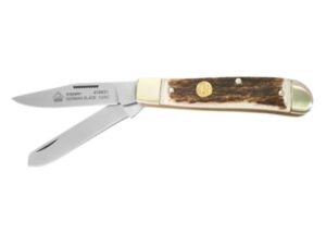 Puma SGB Series Trapper Folding Knife 2-Blade German 1.4116 Stainless Steel Blade Stag Handle For Sale