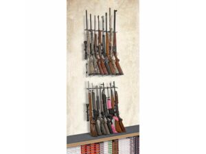 Rack’Em Racks 16 Rifle Double Decker Vertical Rifle Display 2-Rifle Barrel Rests and 1-Buttstock Tray For Sale