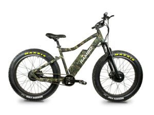 Rambo Bikes Krusader 500W All Wheel Drive Electric Bike TrueTimber Woodland Camo For Sale