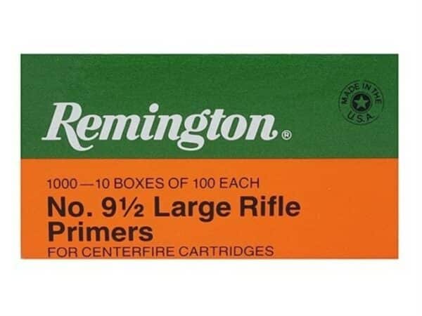 Remington Large Rifle Primers #9-1/2 Box of 1000 (10 Trays of 100) For Sale