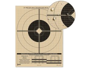 Rite in the Rain All-Weather 25 Meter MOA Target 8.5″x11″ Pack of 25 For Sale