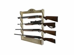 Rush Creek Creations Realtree 4 Gun Wall Rack Solid Pine For Sale