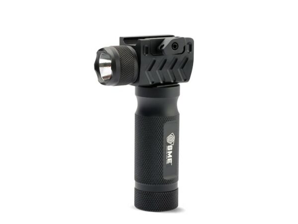 SME Vertical Forend Grip Weapon Light White Picatinny Rail Mount LED with 2 CR123 Batteries Aluminum Black For Sale