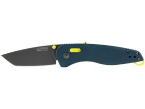SOG Aegis AT Folding Knife 3.1″ Tanto Point Cryo D2 Gray Blade Glass Reinforced Nylon (GRN) Handle Indigo/Acid For Sale