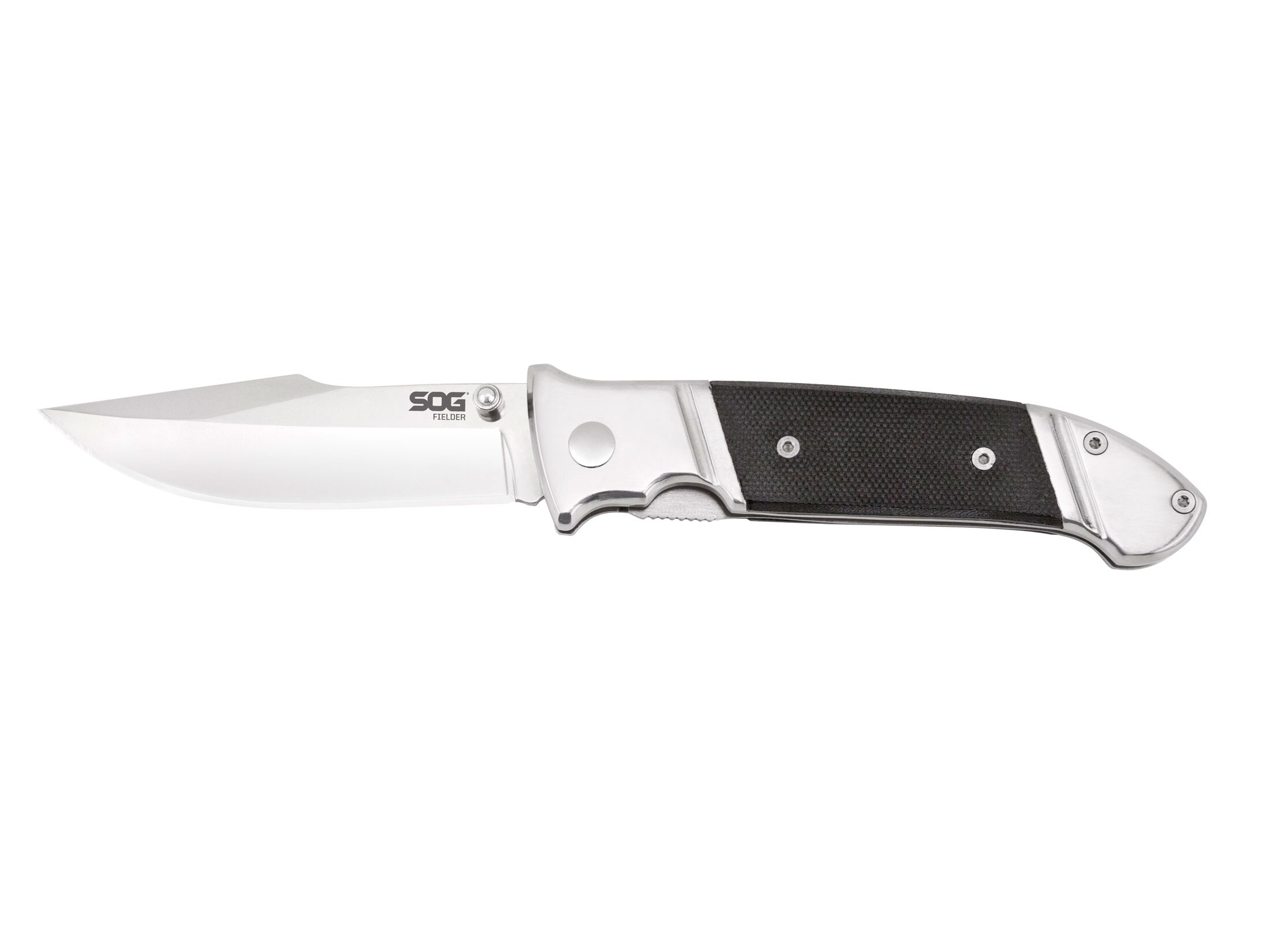 SOG Fielder Folding Knife 3.3″ Clip Point 7Cr13 Stainless Steel Blade For Sale