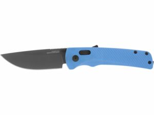 SOG Flash AT Folding Knife 3.39″ Drop Point Cryo D2 TiNi Blade Glass Reinforced Nylon (GRN) Handle Cyan For Sale