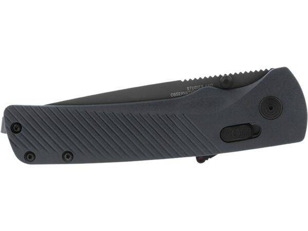SOG Flash AT Folding Knife 3.4″ Drop Point Cryo D2 Black Blade Glass Reinforced Nylon (GRN) Handle Urban Gray For Sale