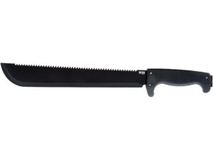 SOG Machete 13″ 3CR13 Stainless Steel Black Powder Coated Blade Kraton Handle Black For Sale