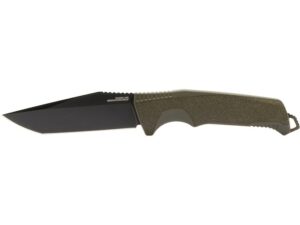 SOG Trident FX Fixed Blade Knife 4.2″ Tanto Point CRYO 4116 Titanium Nitride Blade Glass Reinforced Nylon (GRN) Handle Olive Drab For Sale