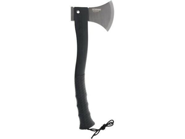 Schrade Bedrock Magnum Axe 4.5″ 3Cr13MoV Blade Overmold Handle Black For Sale