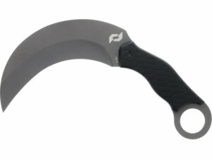 Schrade Boneyard Fixed Blade Knife 5.2″ Karambit AUS-8 Stainless Titanium Nitride Blade Rubber Overmold Handle Black For Sale