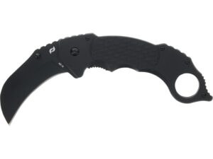 Schrade Boneyard Folding Knife 2.75″ Karambit AUS-10 Powdercoat Blade G-10 Handle Black For Sale