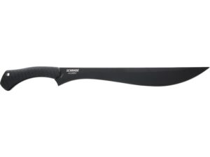 Schrade Decimate Brush Sword Machete 16.25″ 3Cr13 Stainless Steel Blade Rubber Overmold Handle Black For Sale