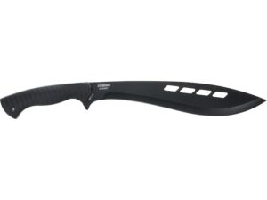 Schrade Decimate Kukri Machete 14.5″ 3Cr13 Stainless Steel Blade Rubber Overmold Handle Black For Sale