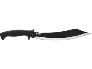 Schrade Decimate Parang Machete 11.75″ 3Cr13 Stainless Steel Blade Rubber Overmold Handle Black For Sale