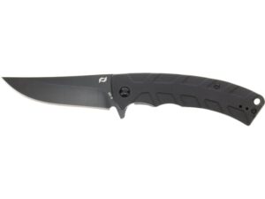 Schrade Ferocity Folding Knife 3.5″ Drop Point AUS-10 Black Oxide Blade G-10 Handle Black For Sale