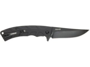 Schrade Ferocity Folding Knife 3.5″ Drop Point AUS-10 Black Oxide Blade G-10 Handle Black For Sale