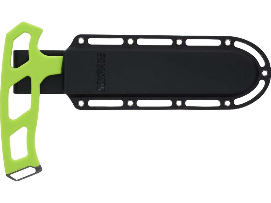 Schrade Isolate Bone Saw SK5 Steel Blade Rubber Overmold Handle Green For Sale