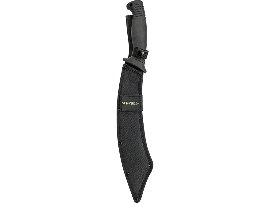 Schrade Machete 18″ 3Cr13 Stainless Steel Blade TPR Handle Black For Sale