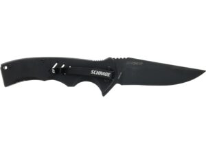 Schrade Sentiment Folding Knife 3.75″ Clip Point AUS-8 Stainless Black Oxide Blade G-10 Handle Black For Sale