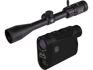 Sig Sauer Buckmasters Rifle Scope 3-9x 50mm BDC Reticle Matte with Buckmasters LRF 1500 Laser Rangefinder For Sale