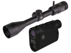 Sig Sauer Buckmasters Rifle Scope 4-16x 44mm BDC Reticle Matte with Buckmasters LRF 1500 Laser Rangefinder For Sale