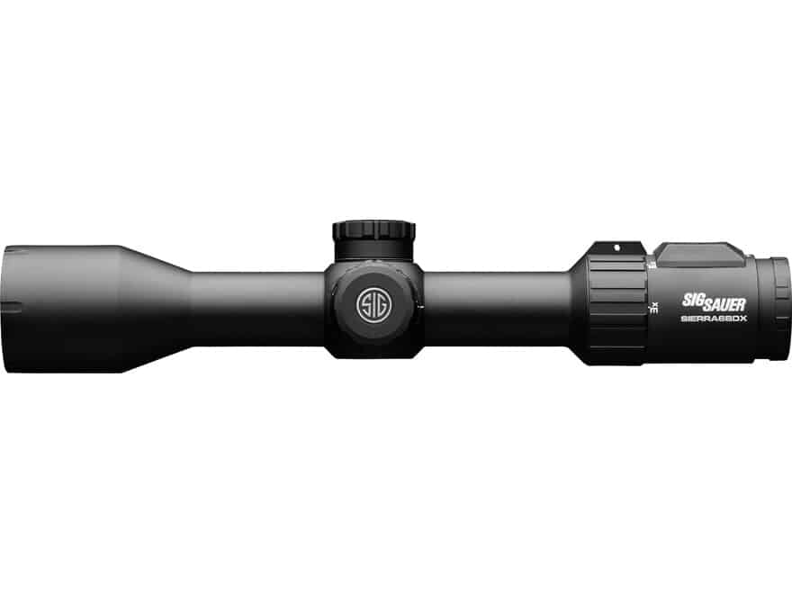 Sig Sauer EASY6BDX Ballistic Data Exchange Rifle Scope 34mm Tube 3-18x 44mm Side Focus Level Plex Digital Ballistic Reticle Black For Sale