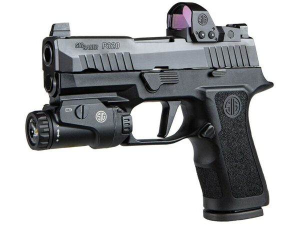 Sig Sauer FOXTROT1X Weapon Light LED with CR123 Battery Aluminum Black For Sale