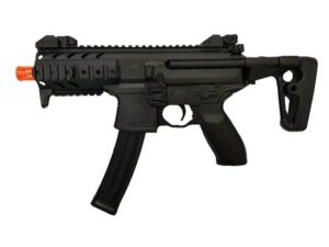 Sig Sauer MPX Airsoft Rifle 6mm BB Spring Powered Single Shot Black For Sale