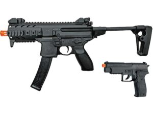P226 Airsoft Rifle & Pistol Kit 6mm BB Spring Powered Single Shot Black For Sale