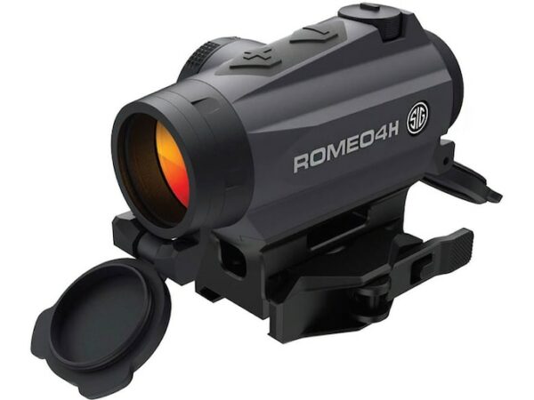 Sig Sauer ROMEO4H Red Dot Sight 1x Torx and Quick-Release Mounts Graphite For Sale