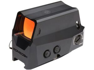 Sig Sauer ROMEO8H Red Dot Sight 1x 38mm 1/2 MOA Adjustments Ballistic Circle-Dot Reticle Picatinny-Style Mount Black For Sale