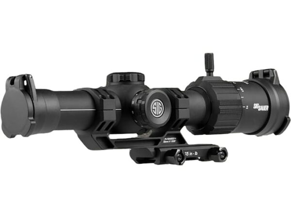 Sig Sauer Tango MSR Rifle Scope 34mm Tube 1-10x 28mm 1/2 MOA Adjustments Illuminated MSR BDC10 Reticle With Cantilever Picatinny Style Mount Black For Sale