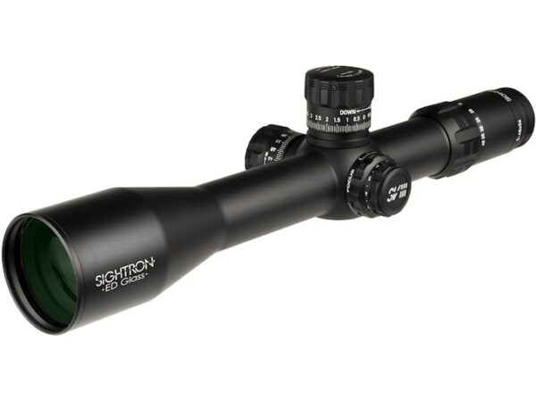 Sightron SVIII Rifle Scope 40mm Tube 5-40x 56mm .1 MRAD Adjustments Side Focus Zero Stop Matte For Sale
