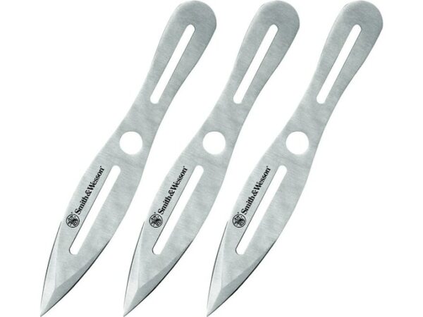 Smith & Wesson 10″ Throwing Knives 2Cr13 Stainless Steel Pack of 3 For Sale
