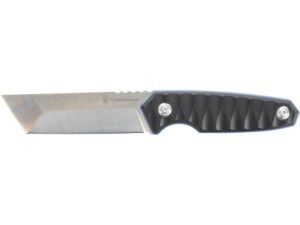 Smith & Wesson 24/7 Fixed Blade Knife 4″ Tanto Point 8Cr13MoV Stainless Satin Blade G-10 Handle Black For Sale