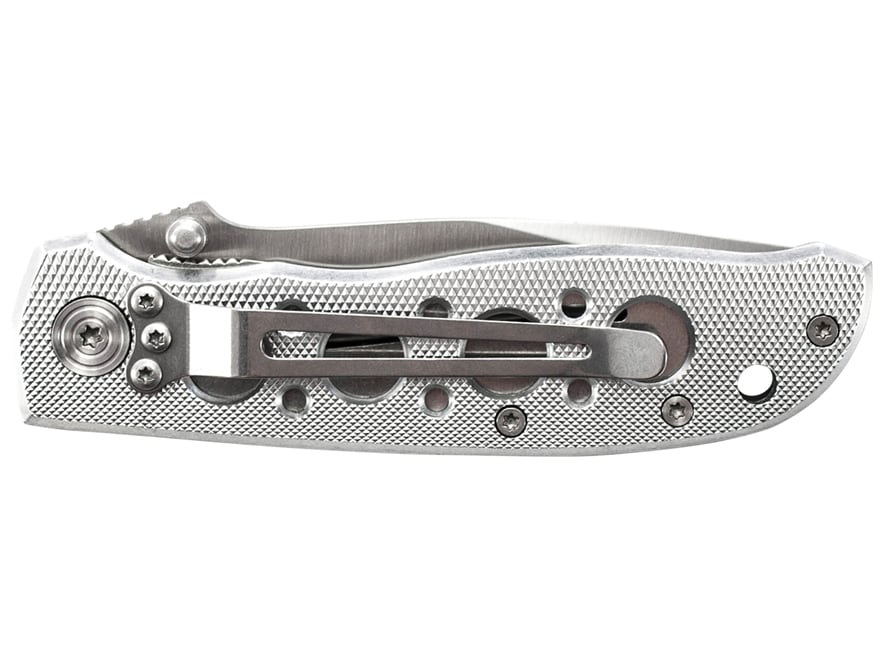 Smith & Wesson Extreme Ops Folding Pocket Knife 3.4″ Drop Point 7Cr17MoV High Carbon Stainless Steel Blade Skeletonized Aluminum Handle For Sale