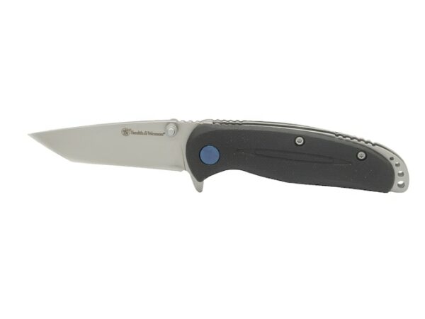 Smith & Wesson Folding Pocket Knife 2.75″ Tanto Point 8Cr13MoV Stainless Steel Blade Nylon Handle Black For Sale