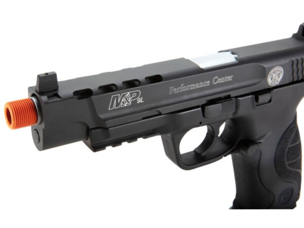 Smith & Wesson M&PL Performance Center Airsoft Pistol 6mm BB CO2 Powered Semi-Automatic Black For Sale