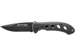 Smith & Wesson SW421 Oasis Small Folding Knife 2.64″ Drop Point 8Cr13MoV Stainless Stonewashed Blade Aluminum Handle Steel Stonewash For Sale